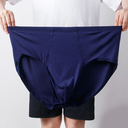 Plus Size High-Waisted Hip Briefs(1 Pair) - Royal Blue - 8XL - image 7