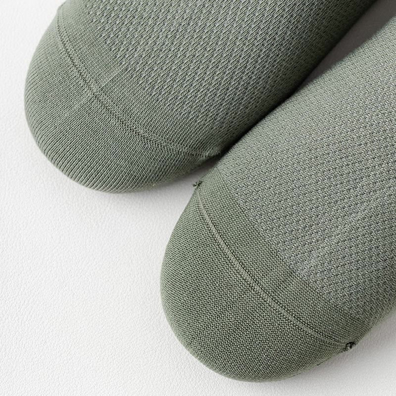 Plusock Multicolor Mesh Quarter Socks(5 Pairs) - image 12