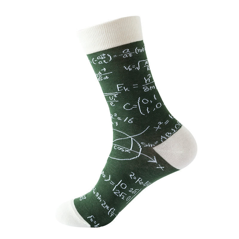 Abstract Formula Crew Socks(5 Pairs) - image 1