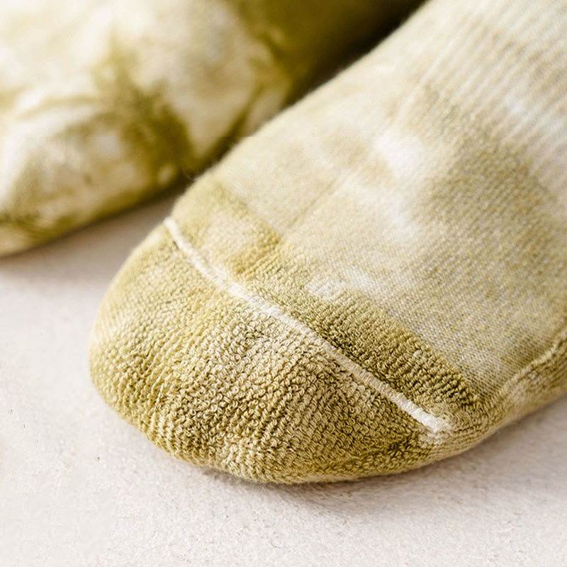 Tie-dye Colorful Quarter Socks(4 Pairs) - image 8