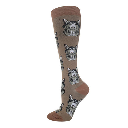 Cute Puppy Compression Socks(3 Pairs) - image 2