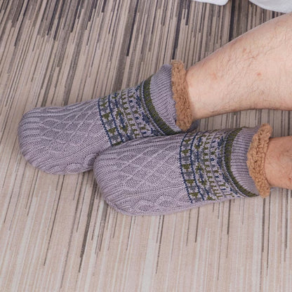 Plus Size Thickened Knitted Home Slipper Socks - image 10