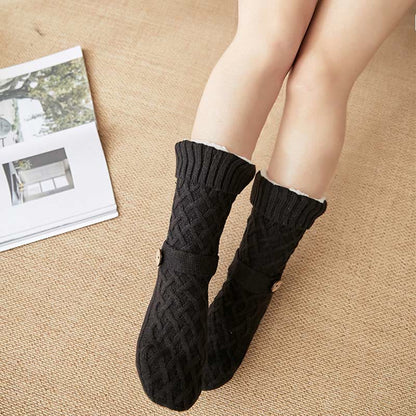 Christmas Wool Cozy Home Slipper Socks - image 9