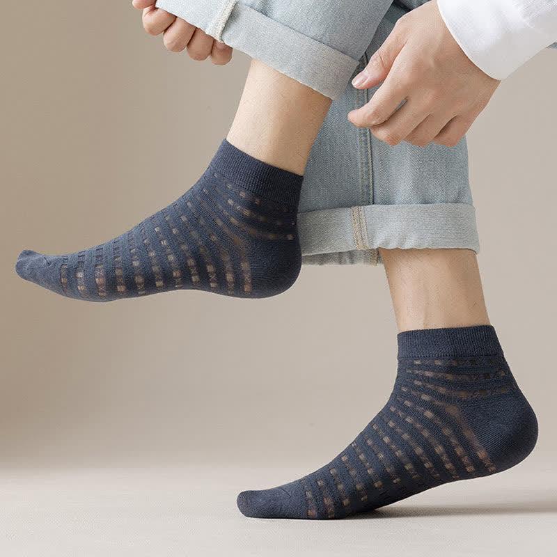 Hollow Mesh Ankle Socks(7 Pairs) - image 7