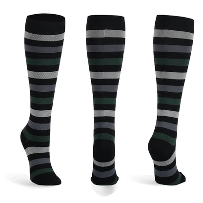 Striped Series Casual Compression Socks(6 Pairs) - image 3