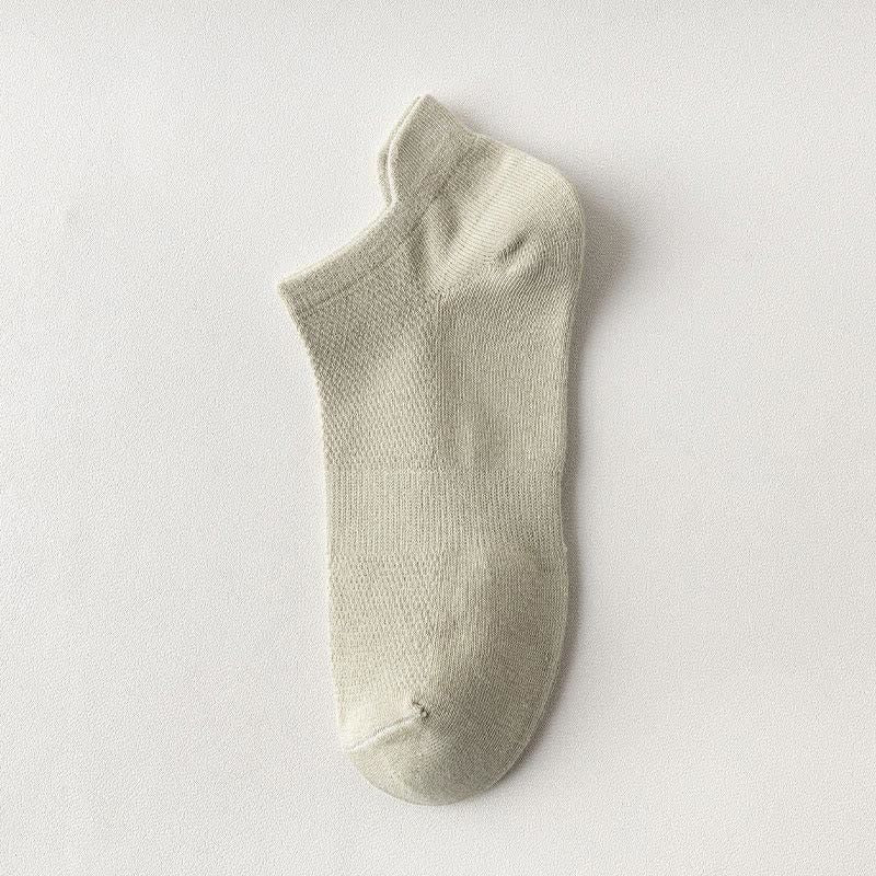 Lift Ear Breathable Ankle Socks(5 Pairs) - Light Green - EU44-50(US10-15) - image 13
