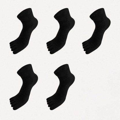 Plus Size Five Toes Antibacterial Alignment Socks(5 Pairs)