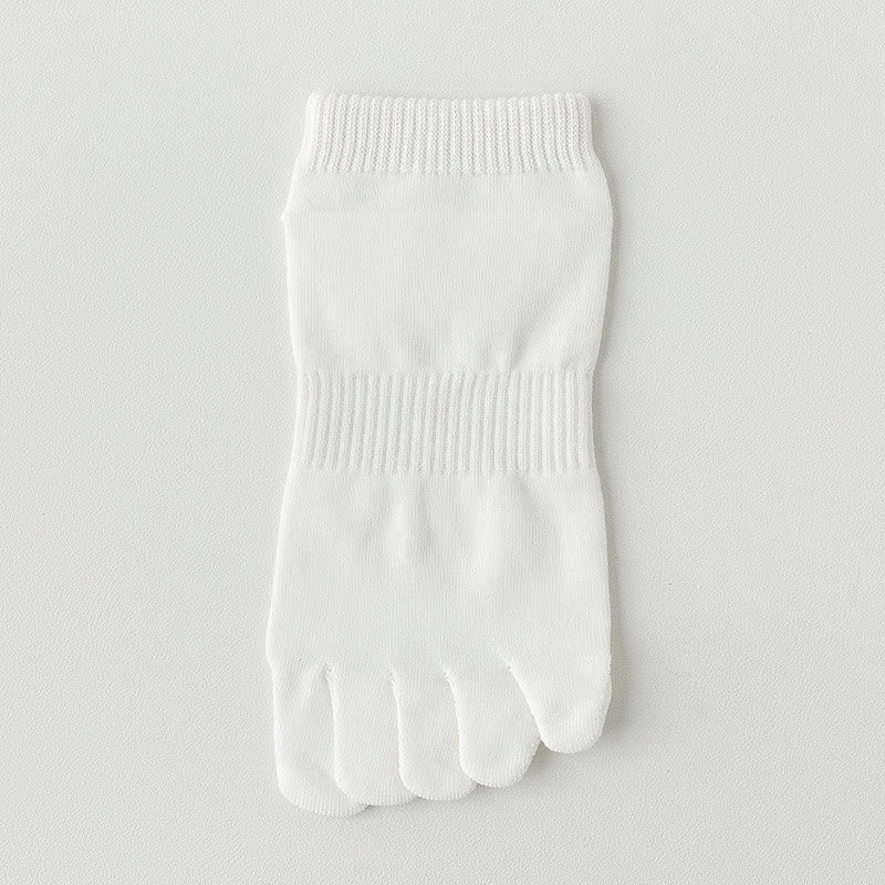 Five Toes Alignment Socks(5 Pairs) - White - EU39-46(US5-12) - image 14