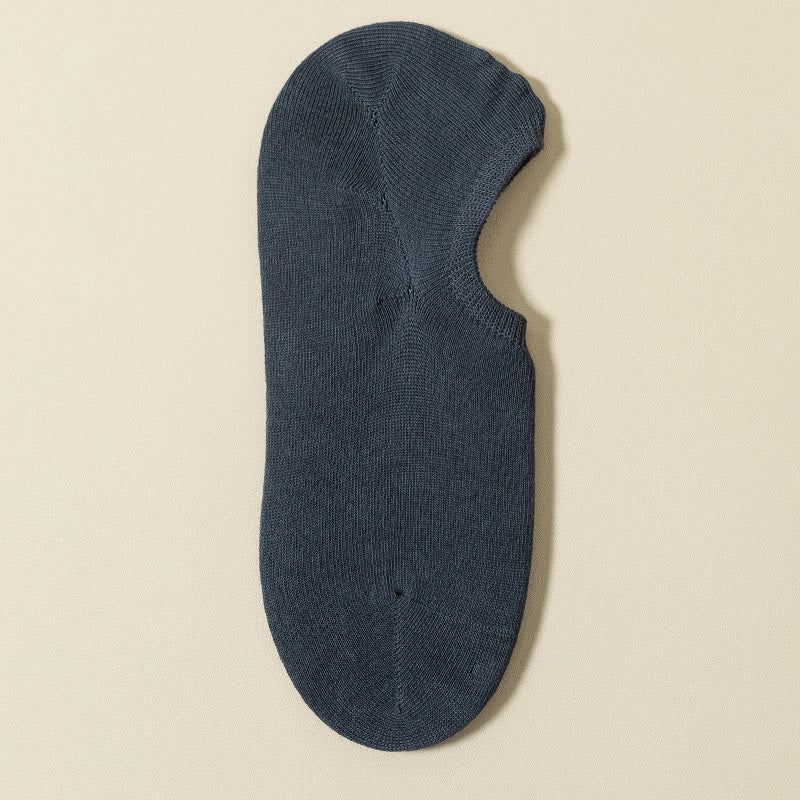 Non-Slip No Show Socks(5 Pairs) - Blue - EU39-46(US5-12) - image 17
