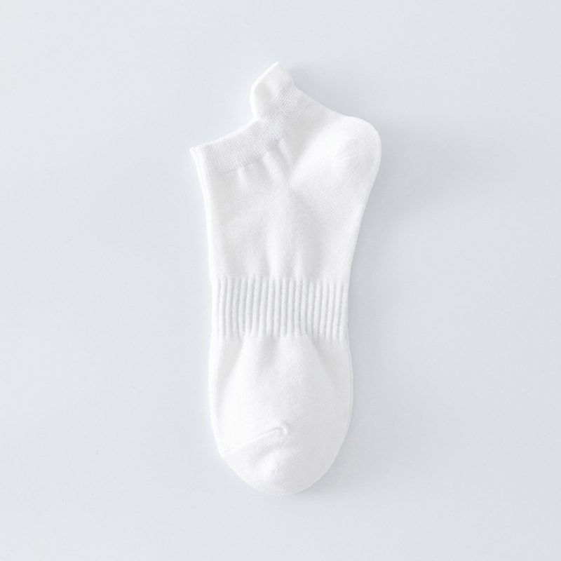 Plus Size Breathable Solid Color Ankle Socks(8 Pairs)