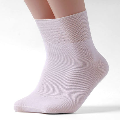 Non Binding Quarter Socks Bundle - 45-50 - White - 5 Pairs - image 12