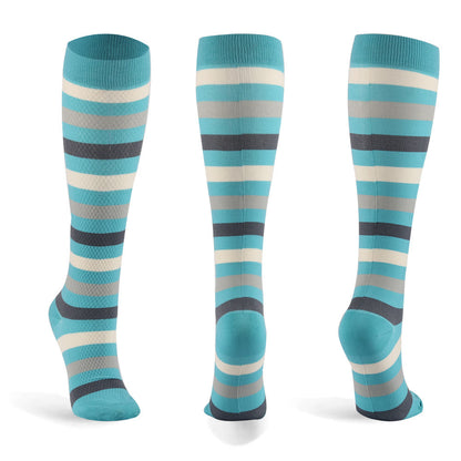 Striped Series Casual Compression Socks(6 Pairs) - image 6