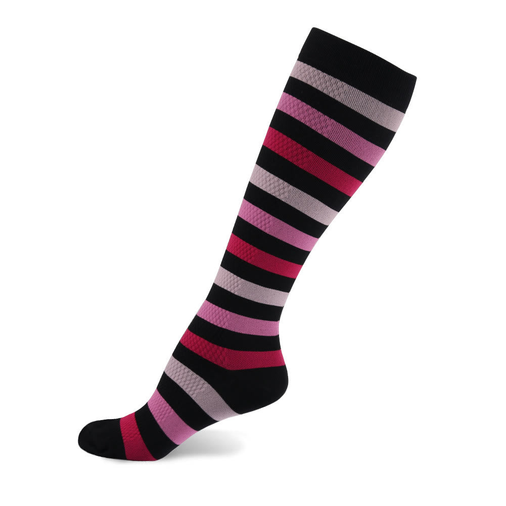 Striped Series Casual Compression Socks(6 Pairs) - image 15