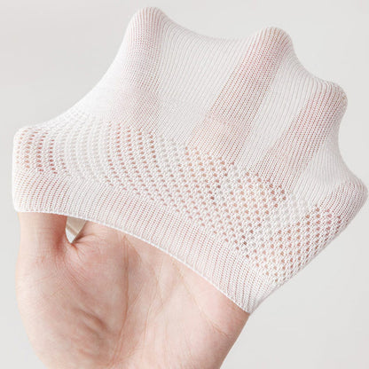 Mesh Elasticity No Show Socks(5 Pairs) - image 9