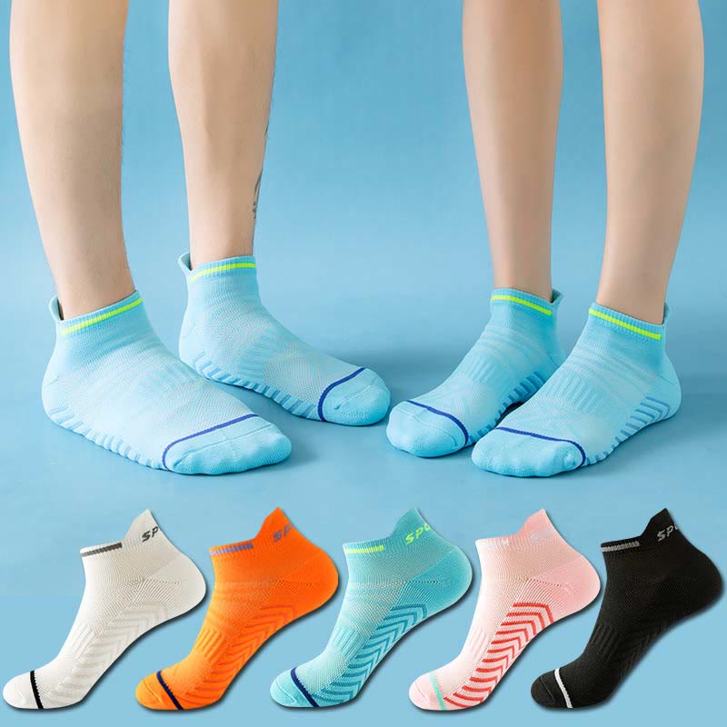 Athletic Running Cushioned Ankle Compression Socks(5 Pairs) - image 0