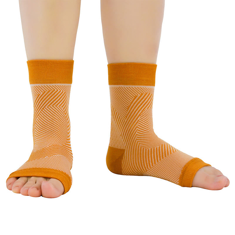 Stripes Arch Support Pain Relief Ankle Brace - Brown - S/M - image 6
