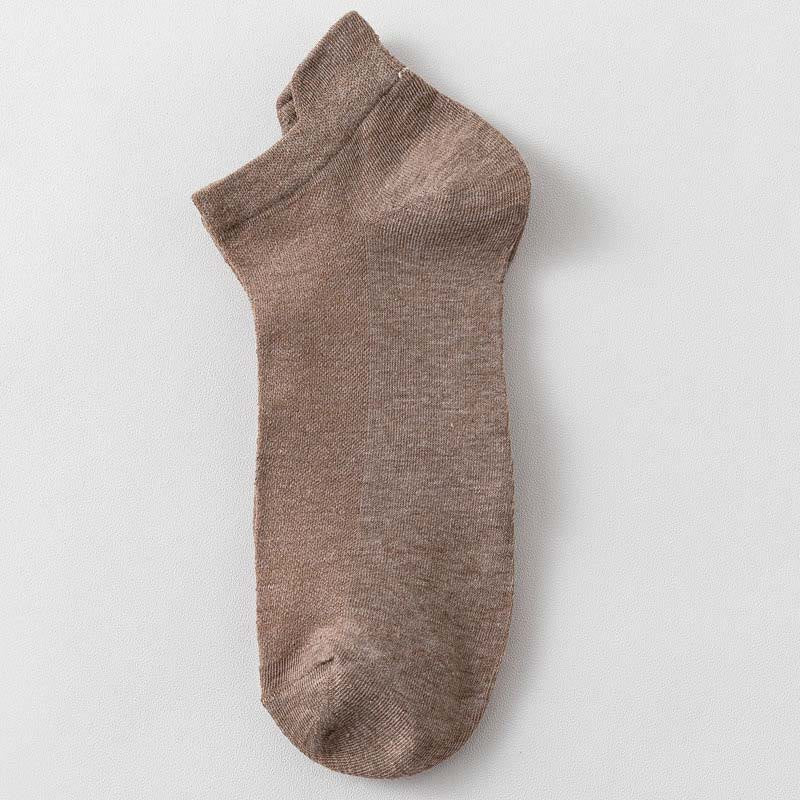 Multicolor Loose Cotton Socks(3 Pairs) - 42-48 - Khaki - image 9