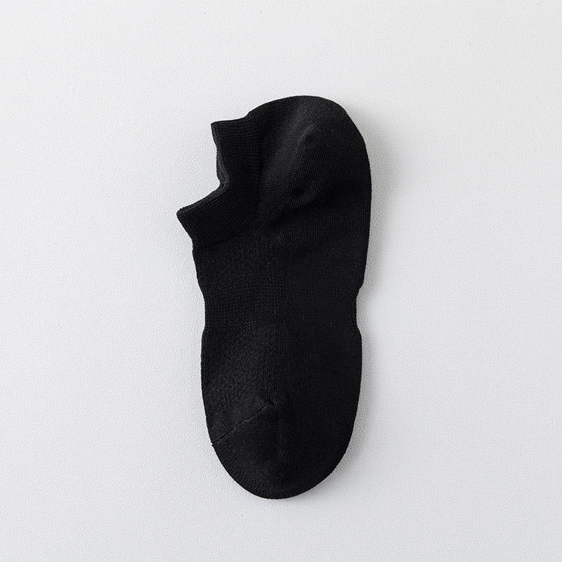 Breathable Mesh Ankle Socks(8 Pairs) - Black - EU35-40(US5-7) - image 7