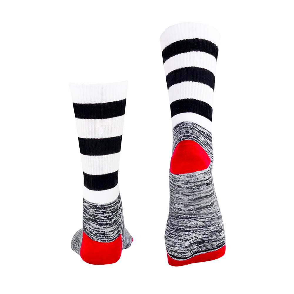 Black&White Stripes Knee High Cushioned Socks - image 6