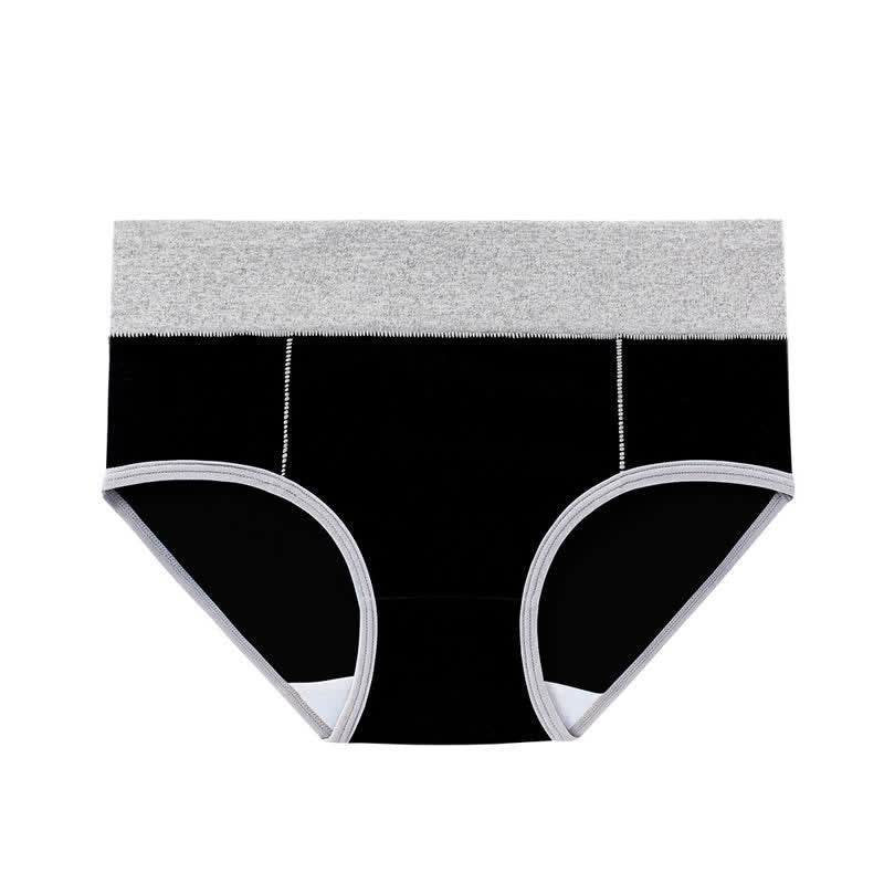 High-Waisted Cotton Antibacterial Panty(5 Pairs) - image 5
