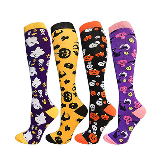 Halloween Funny Compression Socks(4 Pairs)