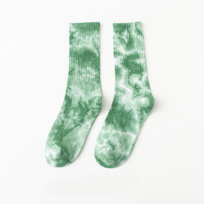 Tie-dye Crew Socks(5 Pairs) - image 12