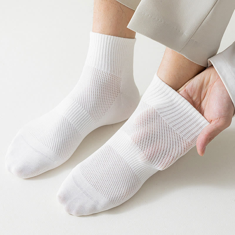 Seamless Mesh Quarter Socks(5 Pairs) - image 3