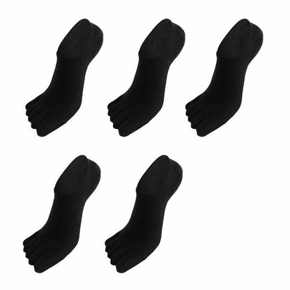 Five Toes Antibacterial Alignment Socks(5 Pairs) - Black - EU43-51(US9-16) - image 7