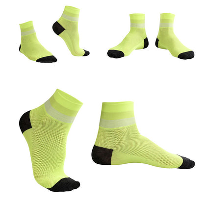 Candy Color Breathable Quarter Socks