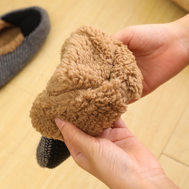 Plus Size Fuzzy Slipper Socks(2 Pairs) - image 1