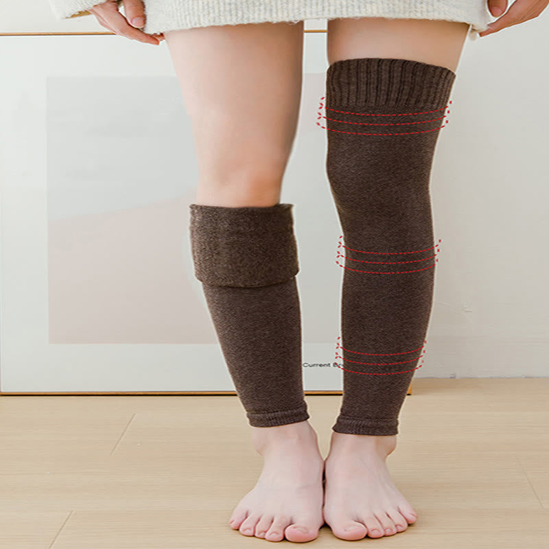 Plus Size Thigh High Toeless Sleeve(7 Pairs) - image 6