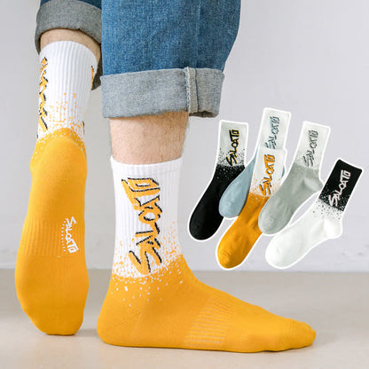 Trendy Crew Socks(5 Pairs) - image 2
