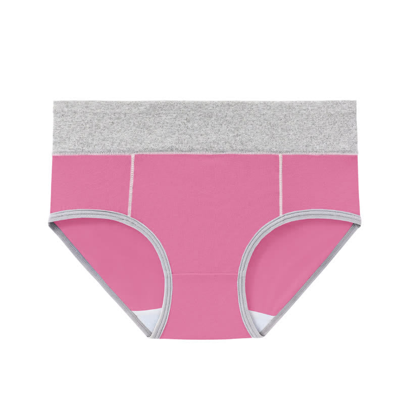 High-Waisted Cotton Antibacterial Panty(5 Pairs) - image 13