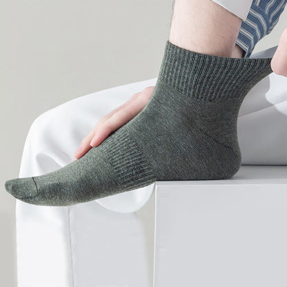 Plusock Breathable Soft Cotton Quarter Socks(7 Pairs) - image 4