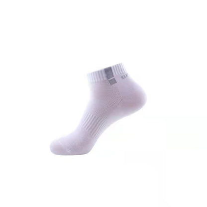 Mesh Breathable Ankle Socks(5 Pairs) - White - EU44-50(US10-15) - image 12