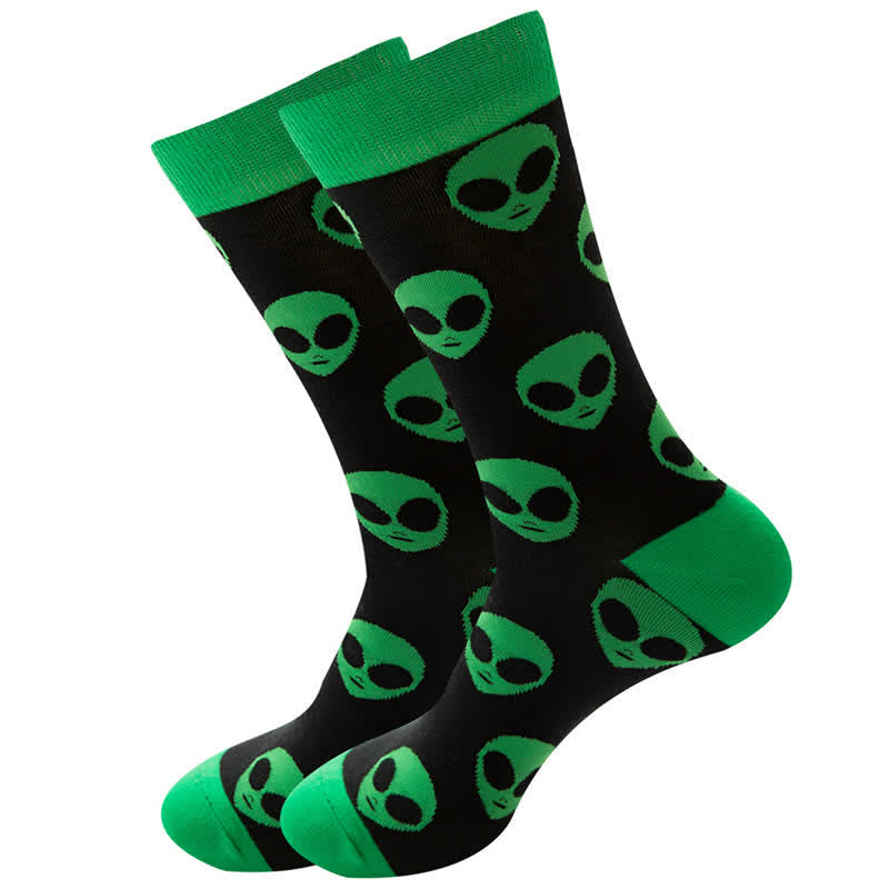  Halloween Holiday Cotton Fashion Crew Socks(5 Pairs) - image 3