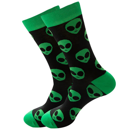  Halloween Holiday Cotton Fashion Crew Socks(5 Pairs) - image 4