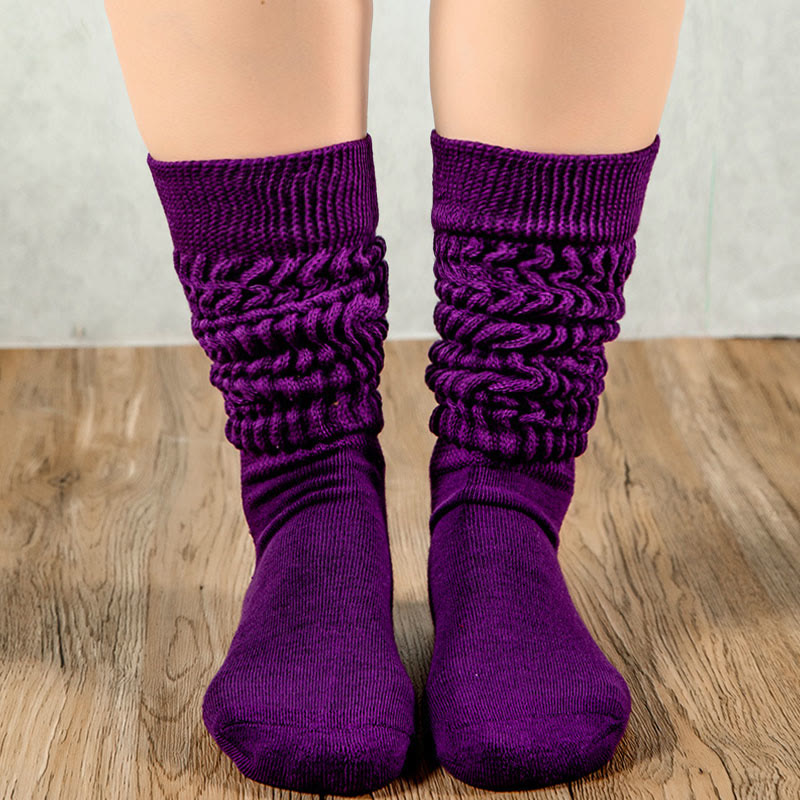 Candy Colored Soft Slouch Socks(2 Pairs) - image 8