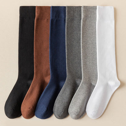 Sweat-absorbing Knee High Socks(3 Pairs) - Multicolor（6 Pairs） - Fits 220lbs - image 10