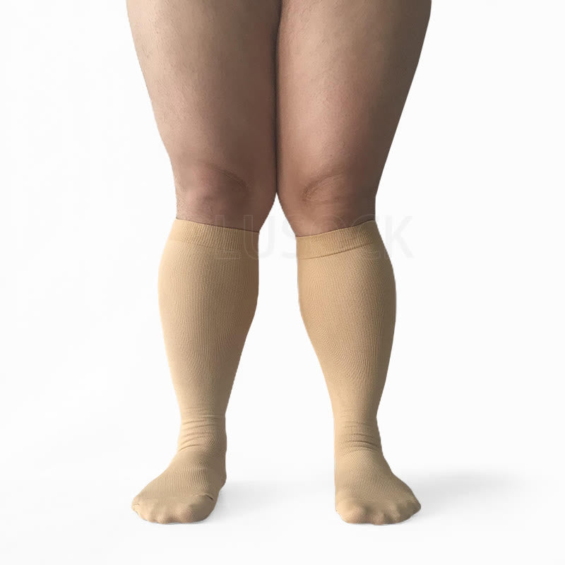2XL-7XL Skin Plus Size Compression Socks(15-20mmHg)