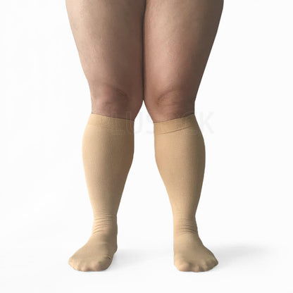 2XL-7XL Skin Plus Size Compression Socks(15-20mmHg)