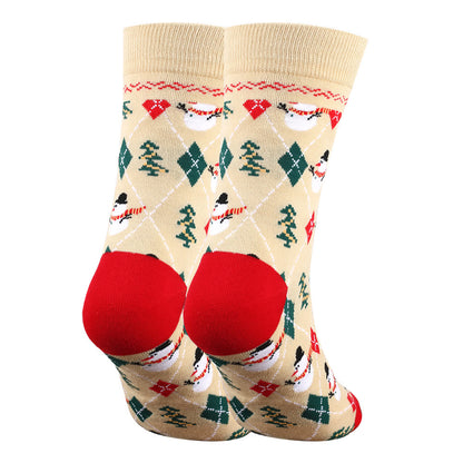Plus Size Christmas Soft Crew Socks(5 Pairs) - image 6