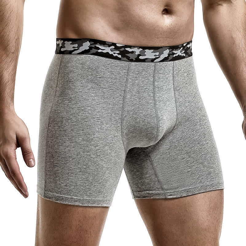 Plus Size Soft Cotton Boxer Briefs(5 Packs) - image 8