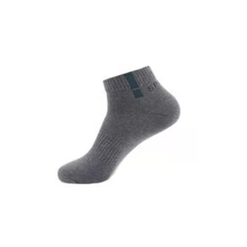 Mesh Breathable Ankle Socks(5 Pairs) - Dark Grey - EU44-50(US10-15) - image 10