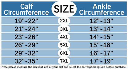 Plusock Rose Red Filaments Plus Size Compression Socks 2XL-7XL(3 Pairs) - image 8