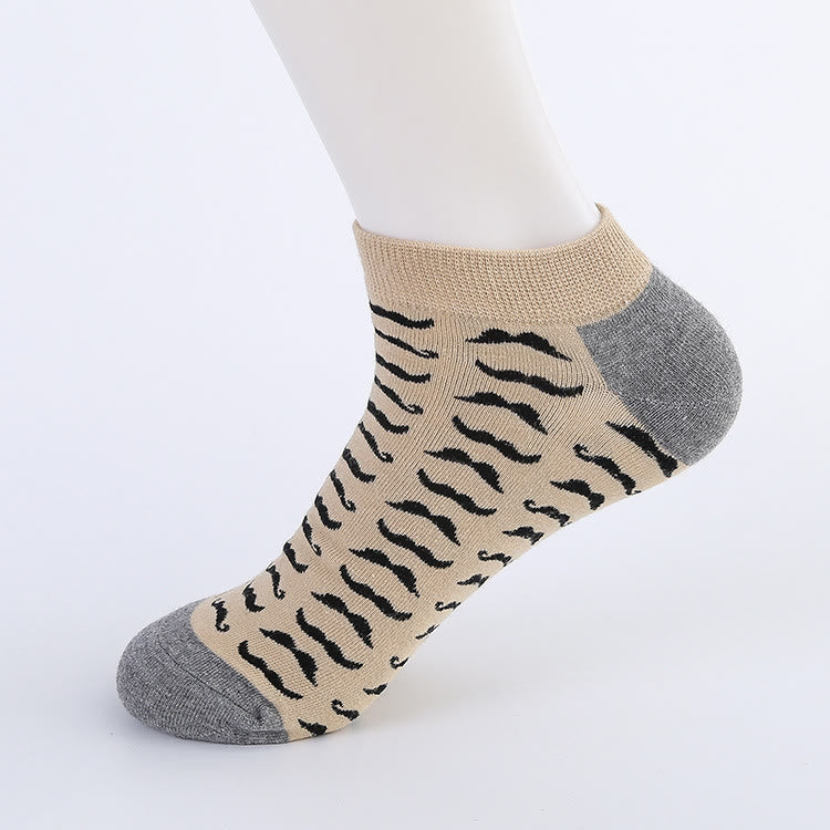 Irregular Patterns Ankle Socks(5 Pairs) - image 5