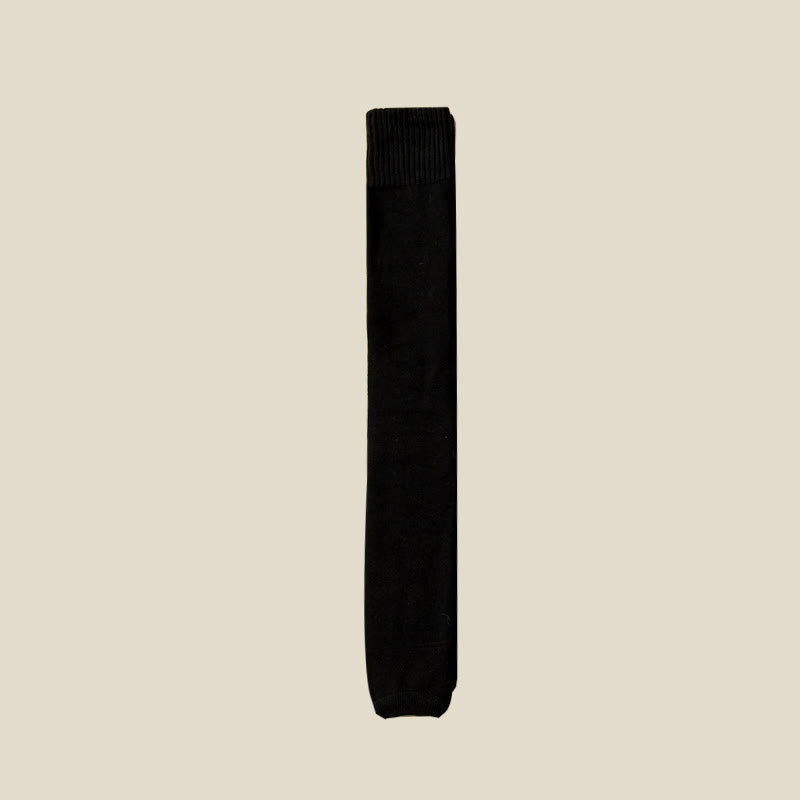 Plus Size Thigh High Toeless Sleeve(7 Pairs) - Black - Fits 150lbs-187lbs - image 8