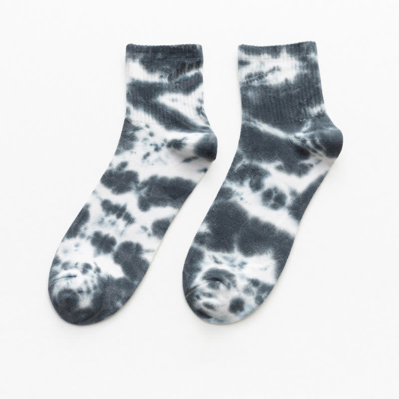 Tie-dye Quarter Socks(5 Pairs) - image 8