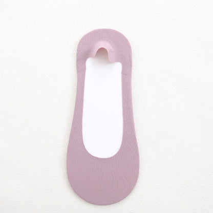 Plus Size 100% Cotton Boat Socks(7 Pairs)