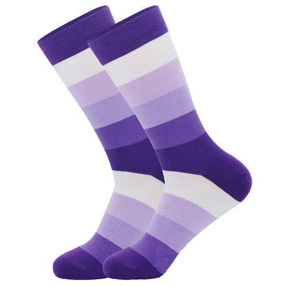 Bright Colorful Novelty Crew Socks(5 Pairs) - image 3